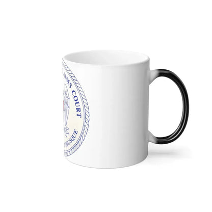 Seal of the United States Claims Court from 1982 to 1992 - Color Changing Coffee Mug - Go Mug Yourself