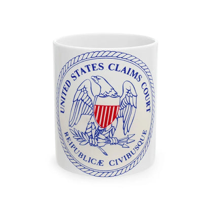 Seal of the United States Claims Court from 1982 to 1992 - White Coffee Mug-11oz-Go Mug Yourself