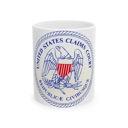 Seal of the United States Claims Court from 1982 to 1992 - White Coffee Mug 11oz - Go Mug Yourself