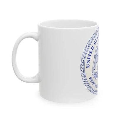 Seal of the United States Claims Court from 1982 to 1992 - White Coffee Mug - Go Mug Yourself