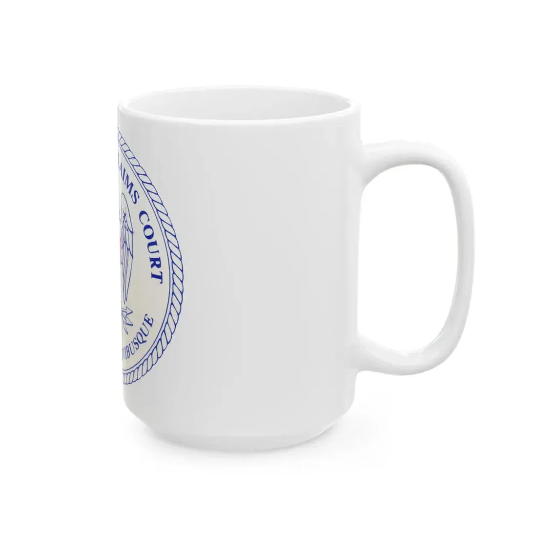 Seal of the United States Claims Court from 1982 to 1992 - White Coffee Mug - Go Mug Yourself