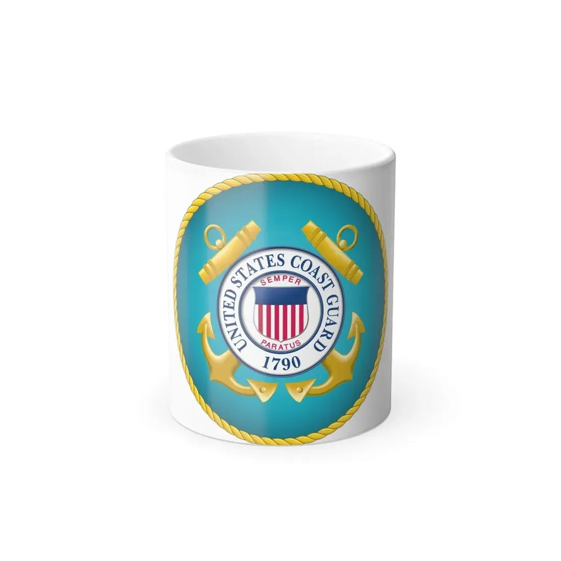 Seal of the United States Coast Guard - Color Changing Coffee Mug 11oz - Go Mug Yourself