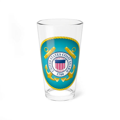 Seal of the United States Coast Guard - Pint Glass 16oz-16oz-Go Mug Yourself