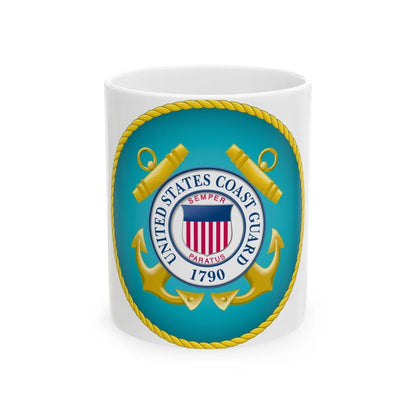 Seal of the United States Coast Guard - White Coffee Mug-11oz-Go Mug Yourself