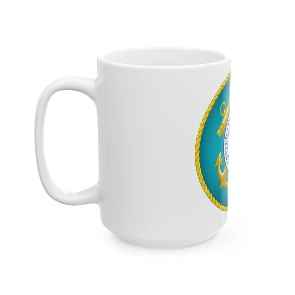 Seal of the United States Coast Guard - White Coffee Mug-Go Mug Yourself