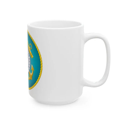 Seal of the United States Coast Guard - White Coffee Mug-Go Mug Yourself