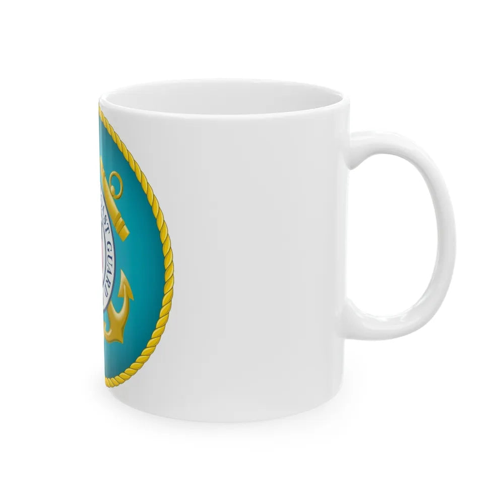 Seal of the United States Coast Guard - White Coffee Mug-Go Mug Yourself