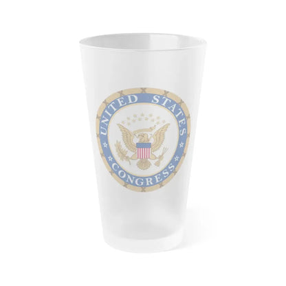 Seal of the United States Congress - Frosted Pint Glass 16oz 16oz Frosted - Go Mug Yourself