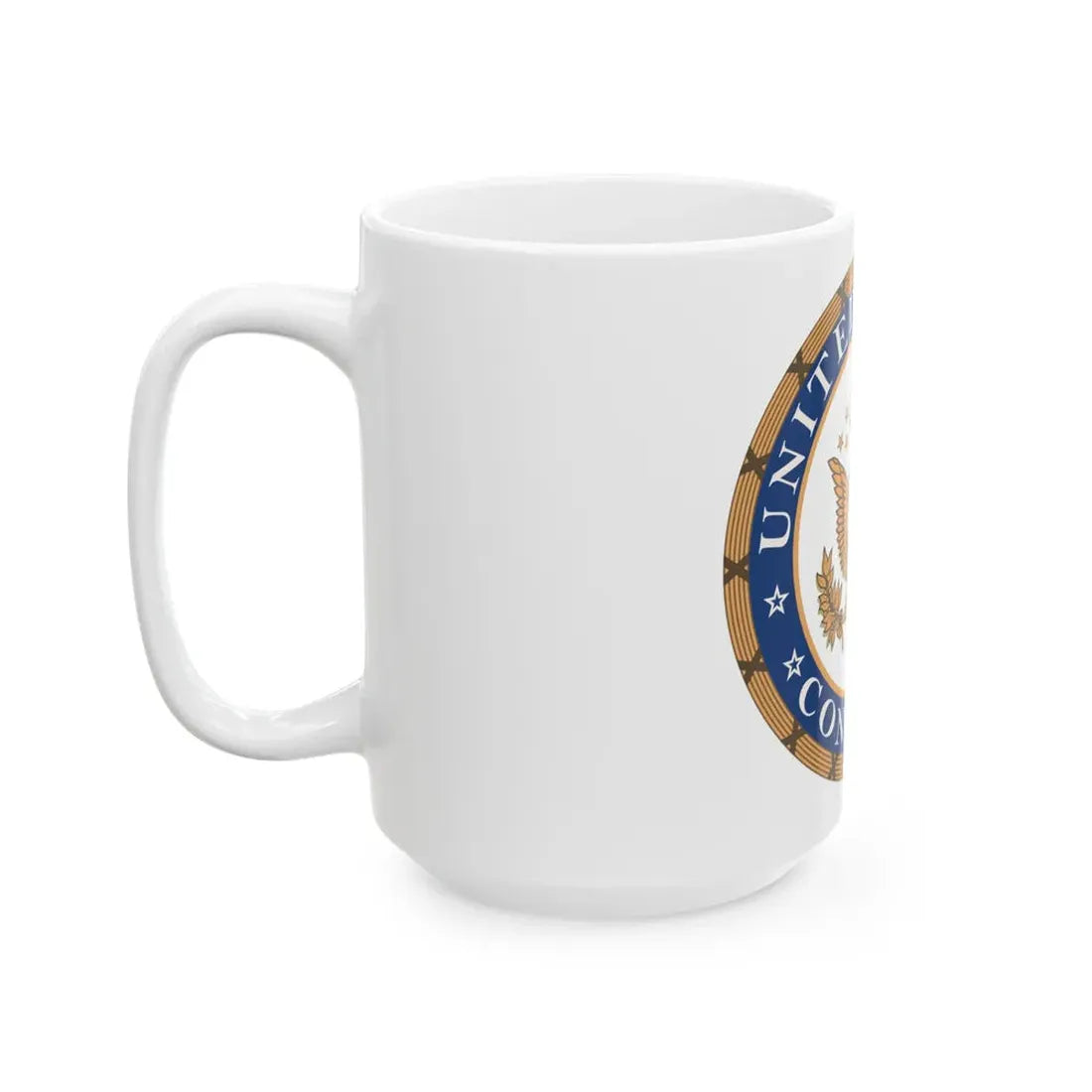 Seal of the United States Congress - White Coffee Mug - Go Mug Yourself