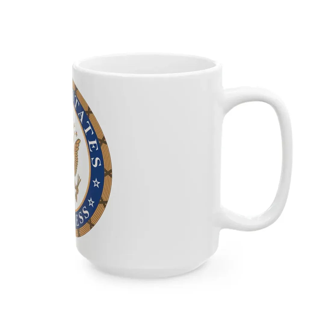 Seal of the United States Congress - White Coffee Mug - Go Mug Yourself