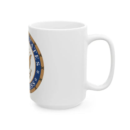 Seal of the United States Congress - White Coffee Mug - Go Mug Yourself