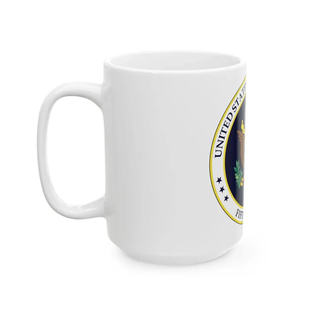 Seal of the United States Court of Appeals for the Fifth Circuit - White Coffee Mug - Go Mug Yourself