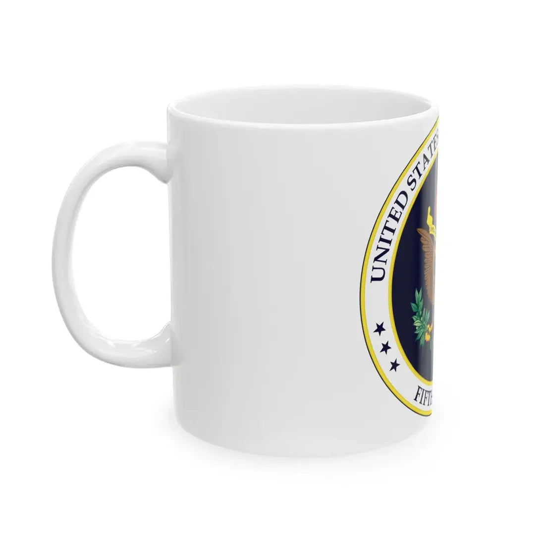 Seal of the United States Court of Appeals for the Fifth Circuit - White Coffee Mug - Go Mug Yourself