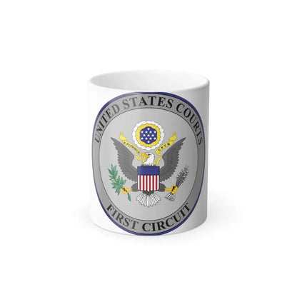 Seal of the United States Court of Appeals for the First Circuit - Color Changing Coffee Mug 11oz - Go Mug Yourself