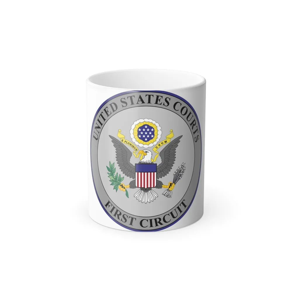 Seal of the United States Court of Appeals for the First Circuit - Color Changing Mug 11oz-11oz-Go Mug Yourself