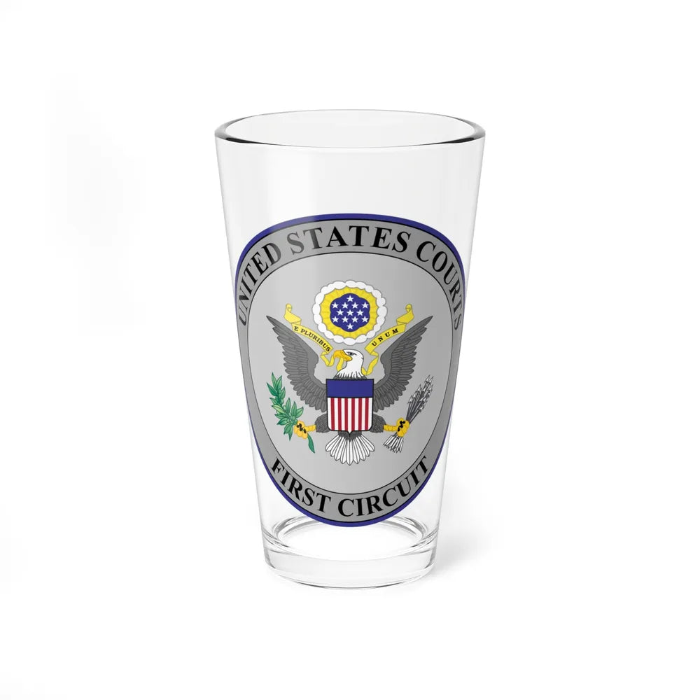 Seal of the United States Court of Appeals for the First Circuit - Pint Glass 16oz-16oz-Go Mug Yourself