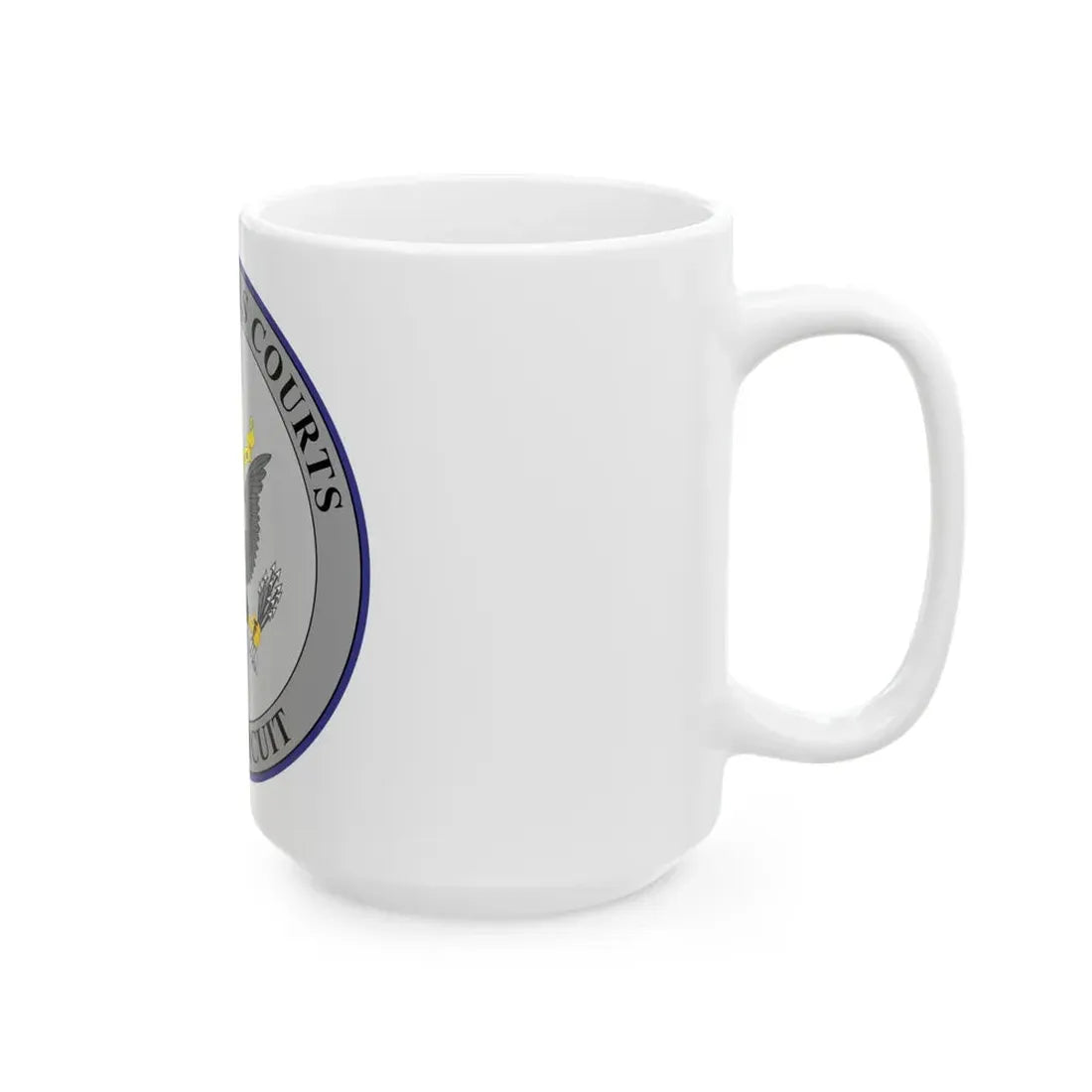 Seal of the United States Court of Appeals for the First Circuit - White Coffee Mug - Go Mug Yourself