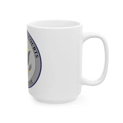 Seal of the United States Court of Appeals for the First Circuit - White Coffee Mug - Go Mug Yourself