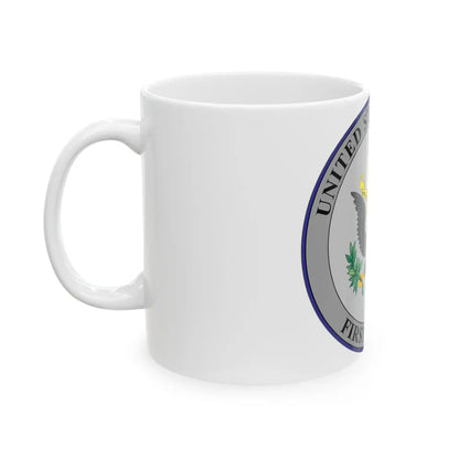 Seal of the United States Court of Appeals for the First Circuit - White Coffee Mug-Go Mug Yourself