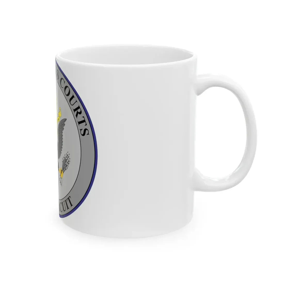 Seal of the United States Court of Appeals for the First Circuit - White Coffee Mug - Go Mug Yourself