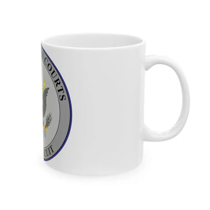 Seal of the United States Court of Appeals for the First Circuit - White Coffee Mug - Go Mug Yourself