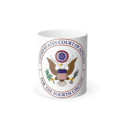 Seal of the United States Court of Appeals for the Fourth Circuit - Color Changing Coffee Mug 11oz - Go Mug Yourself