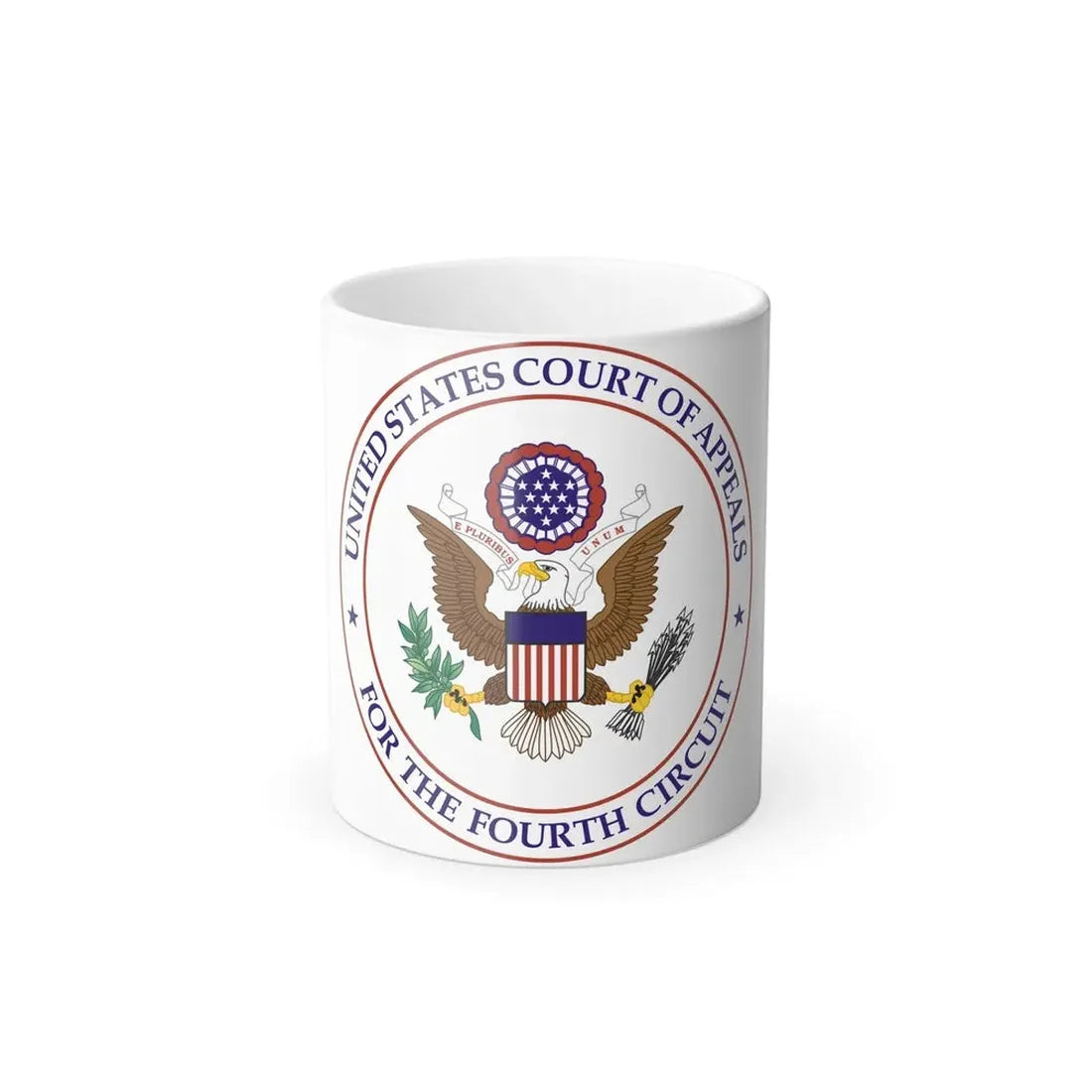 Seal of the United States Court of Appeals for the Fourth Circuit - Color Changing Coffee Mug - Go Mug Yourself