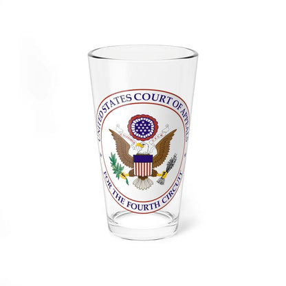 Seal of the United States Court of Appeals for the Fourth Circuit - Pint Glass 16oz-16oz-Go Mug Yourself