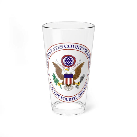 Seal of the United States Court of Appeals for the Fourth Circuit - Pint Glass 16oz-16oz-Go Mug Yourself