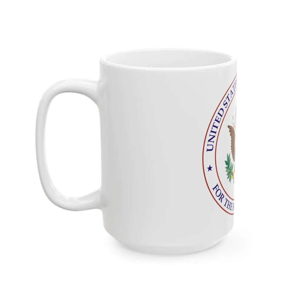 Seal of the United States Court of Appeals for the Fourth Circuit - White Coffee Mug-Go Mug Yourself