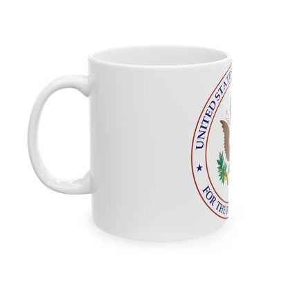 Seal of the United States Court of Appeals for the Fourth Circuit - White Coffee Mug-Go Mug Yourself