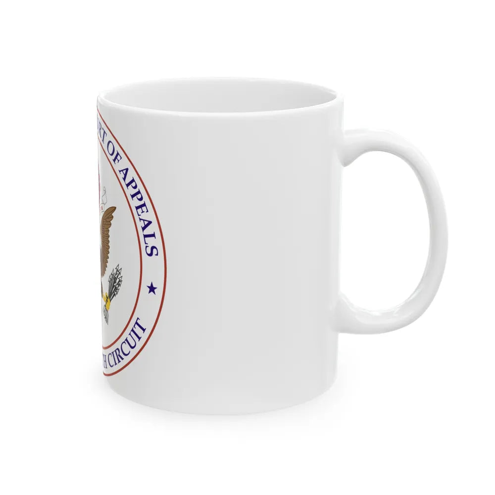 Seal of the United States Court of Appeals for the Fourth Circuit - White Coffee Mug-Go Mug Yourself