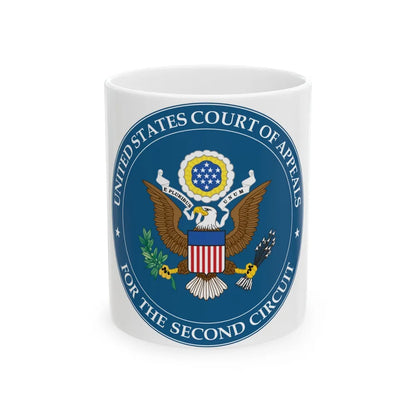 Seal of the United States Court of Appeals for the Second Circuit - White Coffee Mug-11oz-Go Mug Yourself