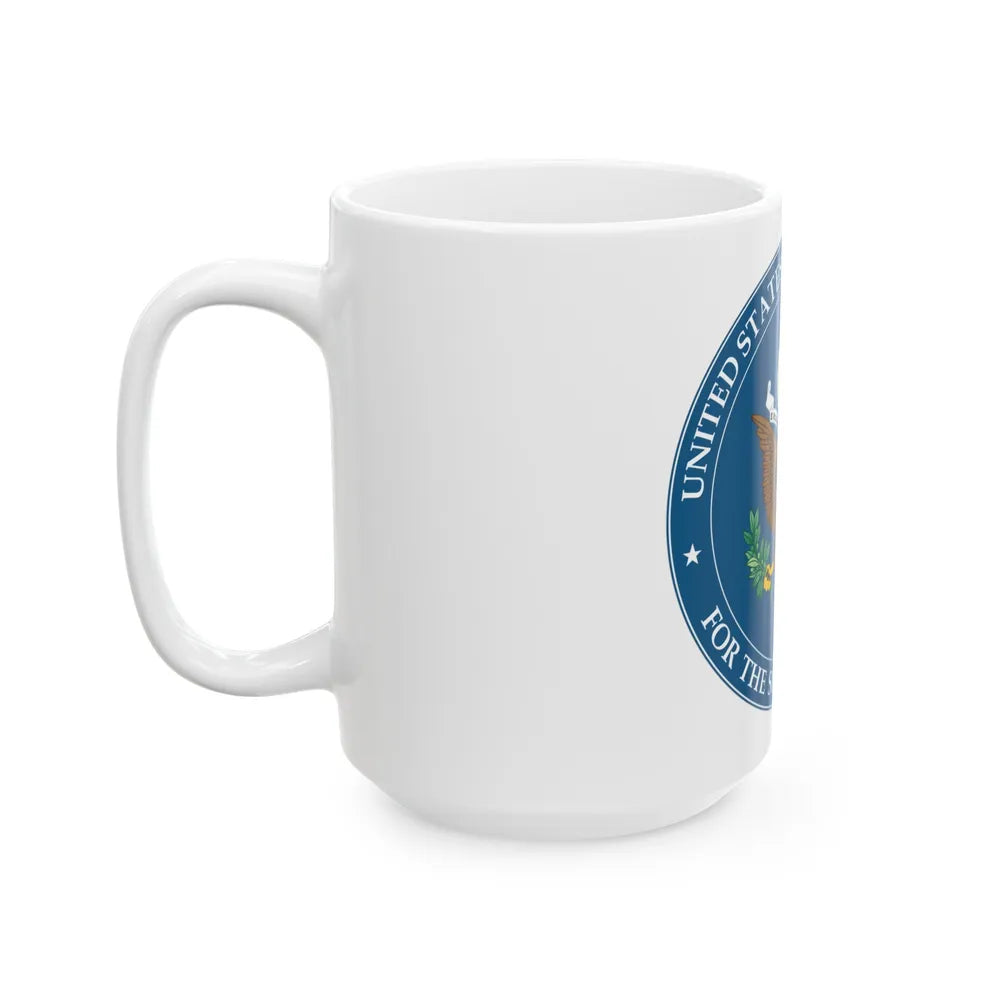 Seal of the United States Court of Appeals for the Second Circuit - White Coffee Mug-Go Mug Yourself