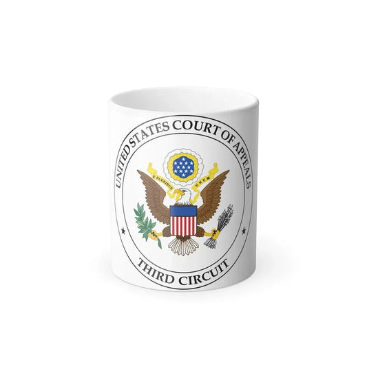 Seal of the United States Court of Appeals for the Third Circuit - Color Changing Coffee Mug 11oz - Go Mug Yourself