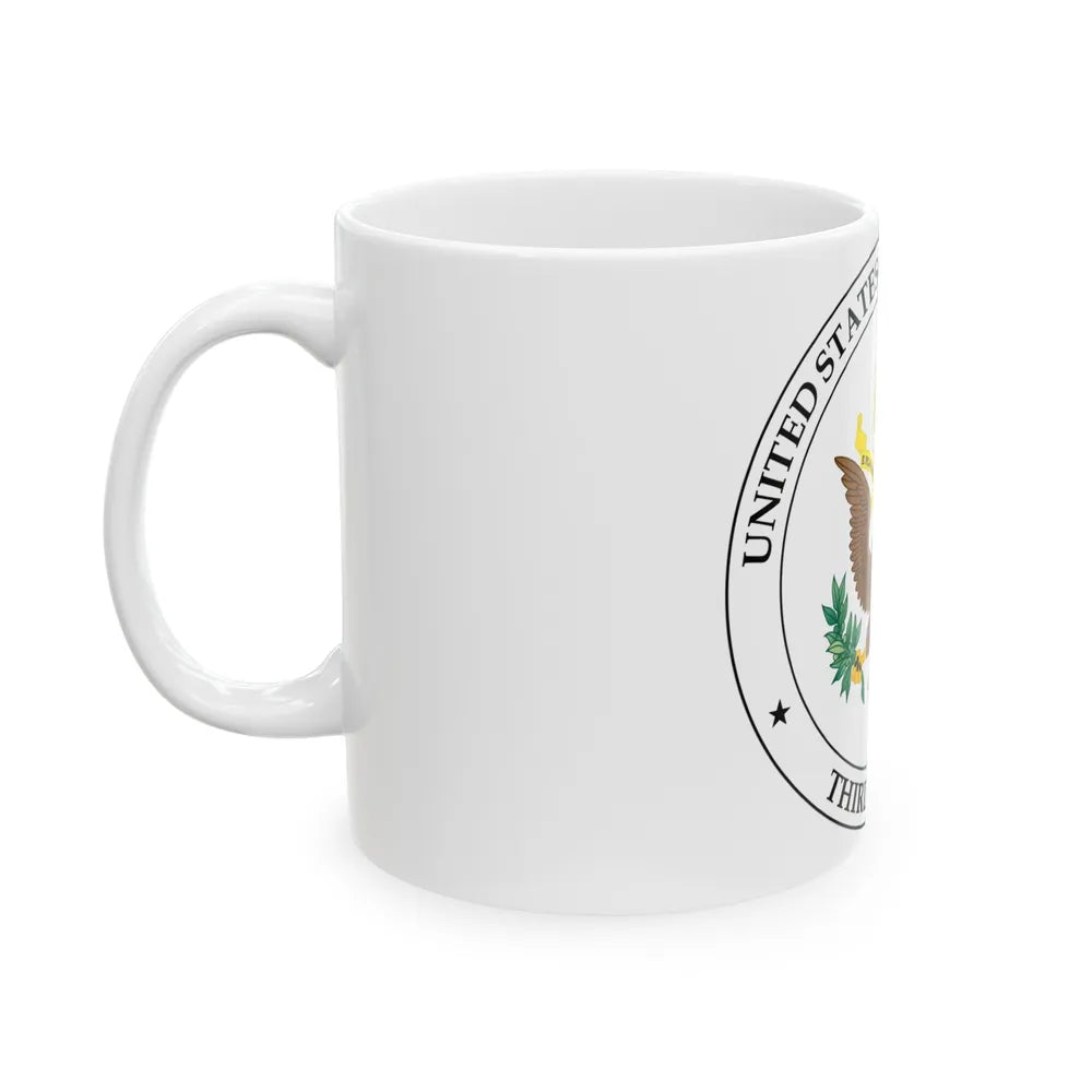 Seal of the United States Court of Appeals for the Third Circuit - White Coffee Mug-Go Mug Yourself