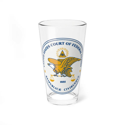 Seal of the United States Court of Federal Claims - Pint Glass 16oz-16oz-Go Mug Yourself