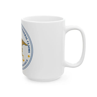 Seal of the United States Court of Federal Claims - White Coffee Mug-Go Mug Yourself