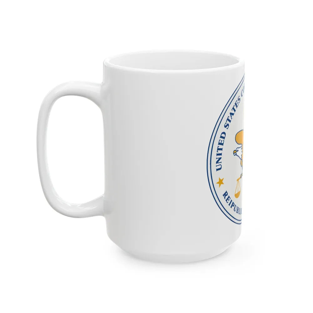 Seal of the United States Court of Federal Claims - White Coffee Mug-Go Mug Yourself