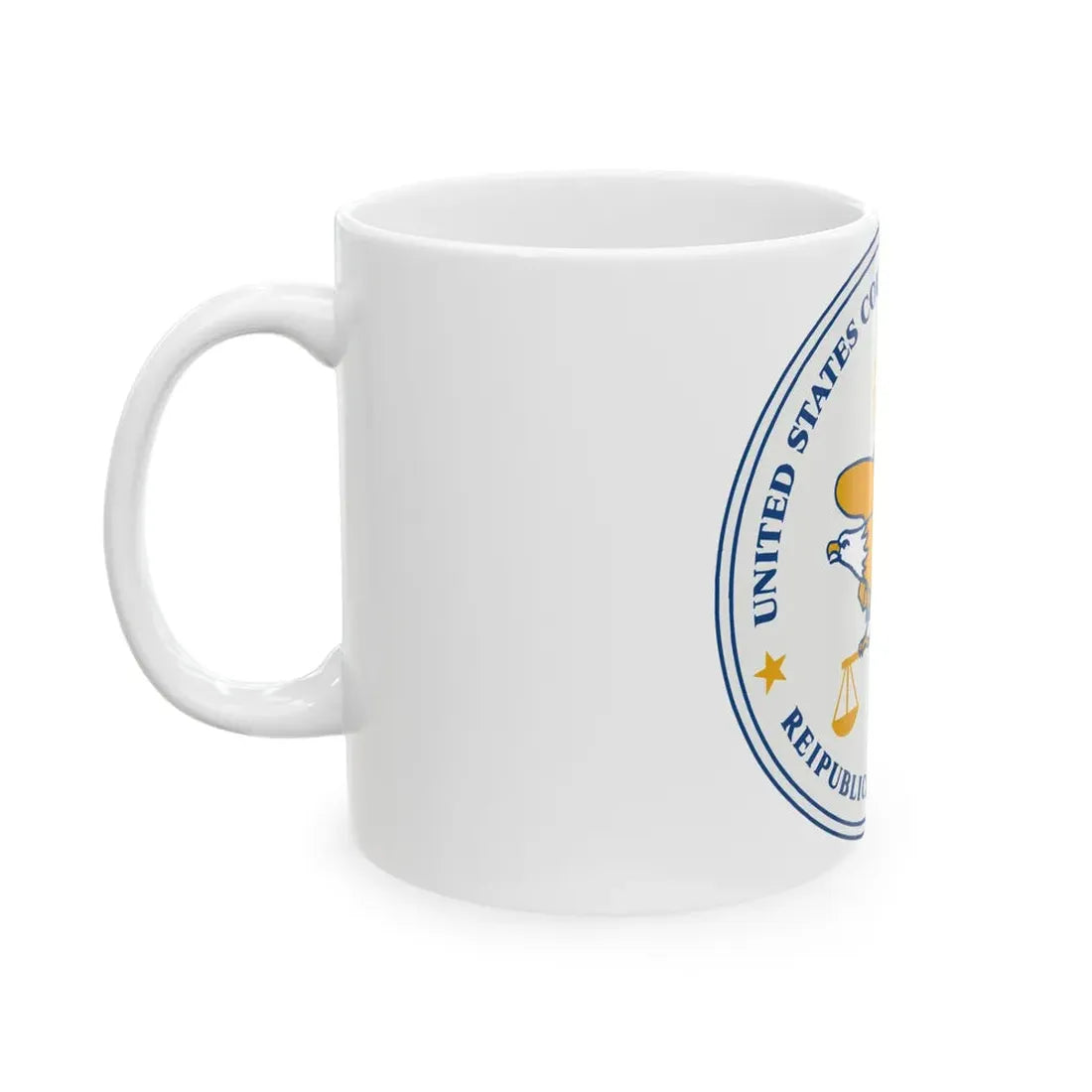 Seal of the United States Court of Federal Claims - White Coffee Mug - Go Mug Yourself