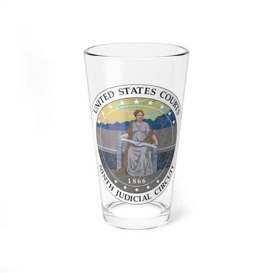 Seal of the United States Courts Ninth Judicial Circuit - Pint Glass 16oz-16oz-Go Mug Yourself