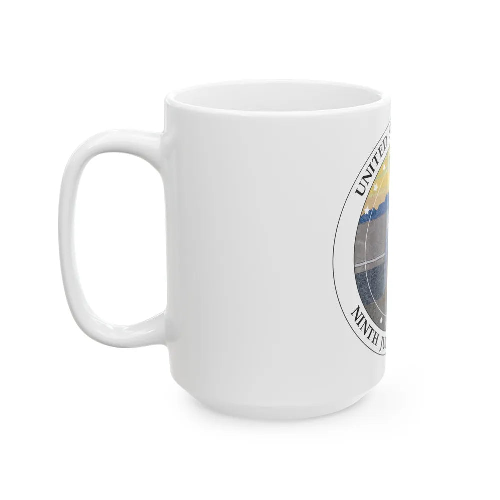 Seal of the United States Courts Ninth Judicial Circuit - White Coffee Mug-Go Mug Yourself