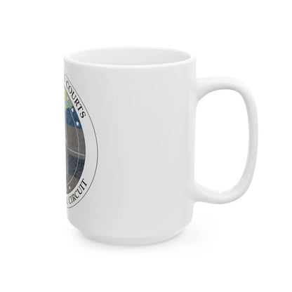 Seal of the United States Courts Ninth Judicial Circuit - White Coffee Mug-Go Mug Yourself