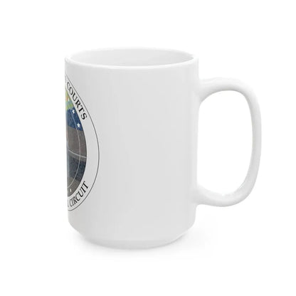 Seal of the United States Courts Ninth Judicial Circuit - White Coffee Mug - Go Mug Yourself