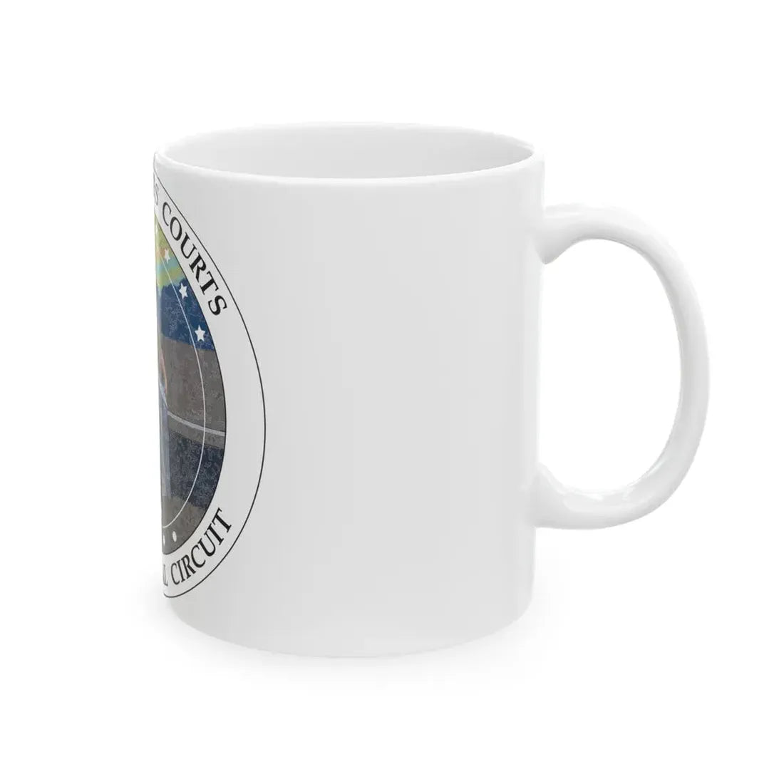 Seal of the United States Courts Ninth Judicial Circuit - White Coffee Mug - Go Mug Yourself