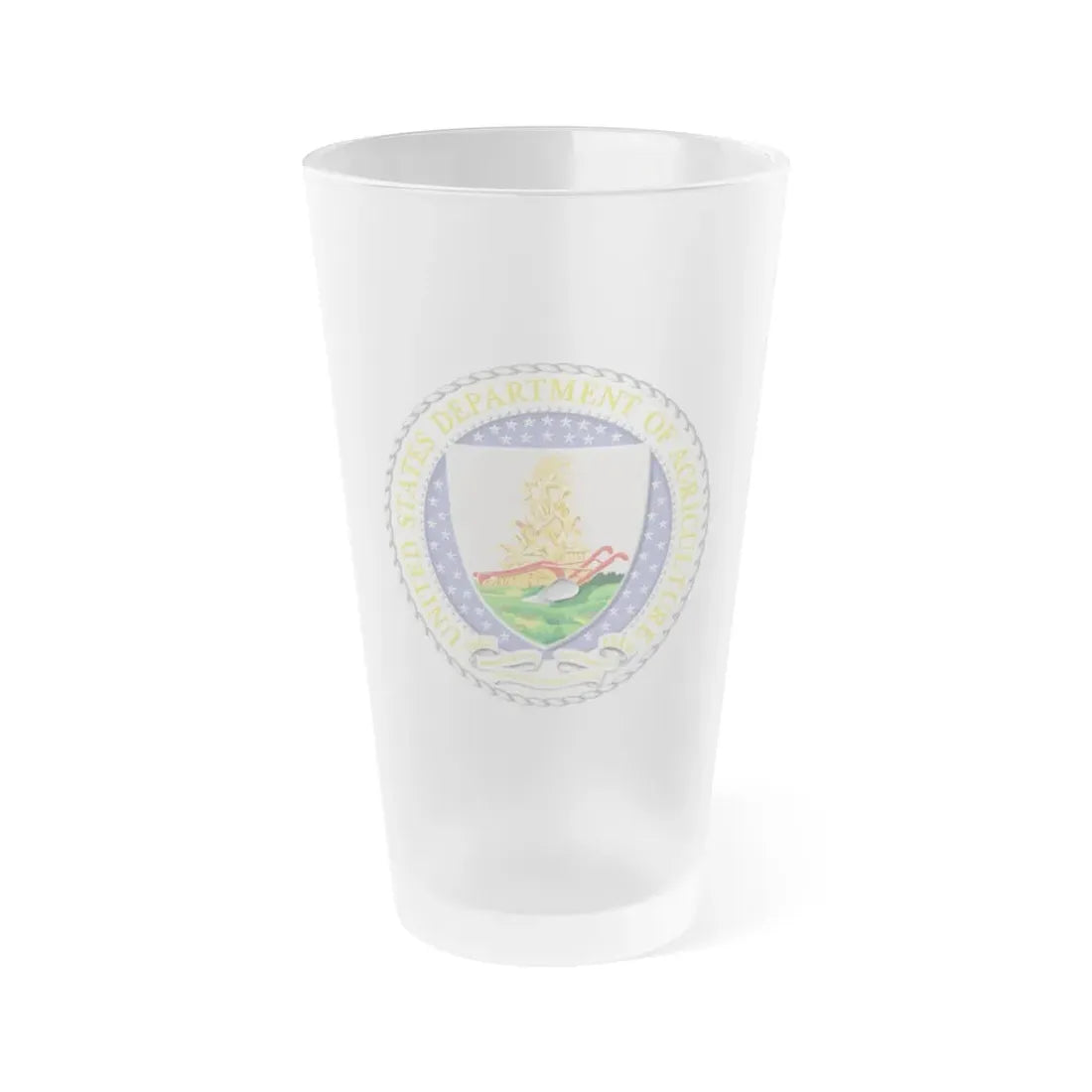Seal of the United States Department of Agriculture - Frosted Pint Glass 16oz 16oz Frosted - Go Mug Yourself
