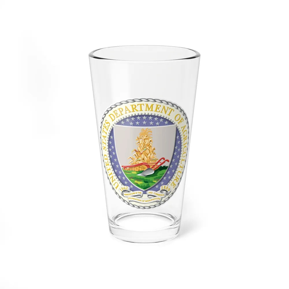 Seal of the United States Department of Agriculture - Pint Glass 16oz-16oz-Go Mug Yourself