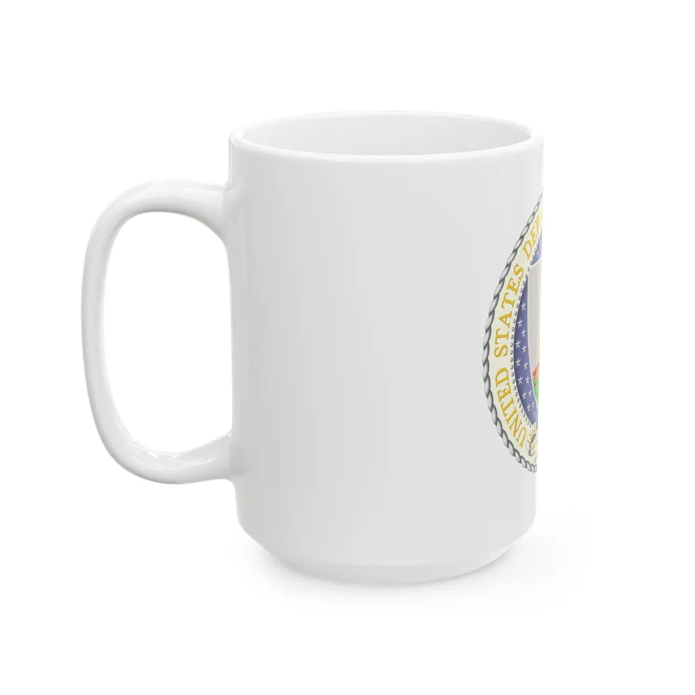 Seal of the United States Department of Agriculture - White Coffee Mug-Go Mug Yourself