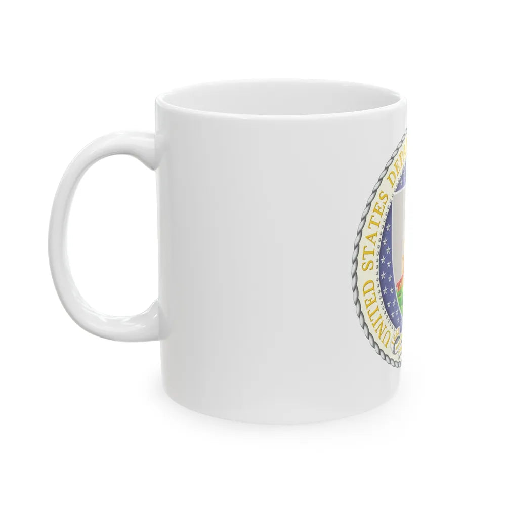 Seal of the United States Department of Agriculture - White Coffee Mug-Go Mug Yourself