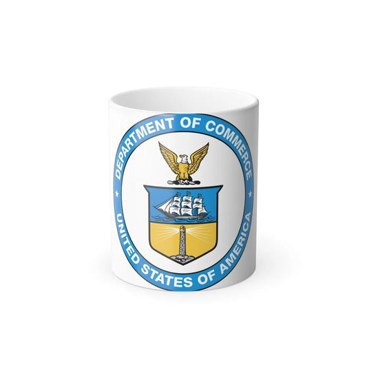 Seal of the United States Department of Commerce - Color Changing Mug 11oz-11oz-Go Mug Yourself